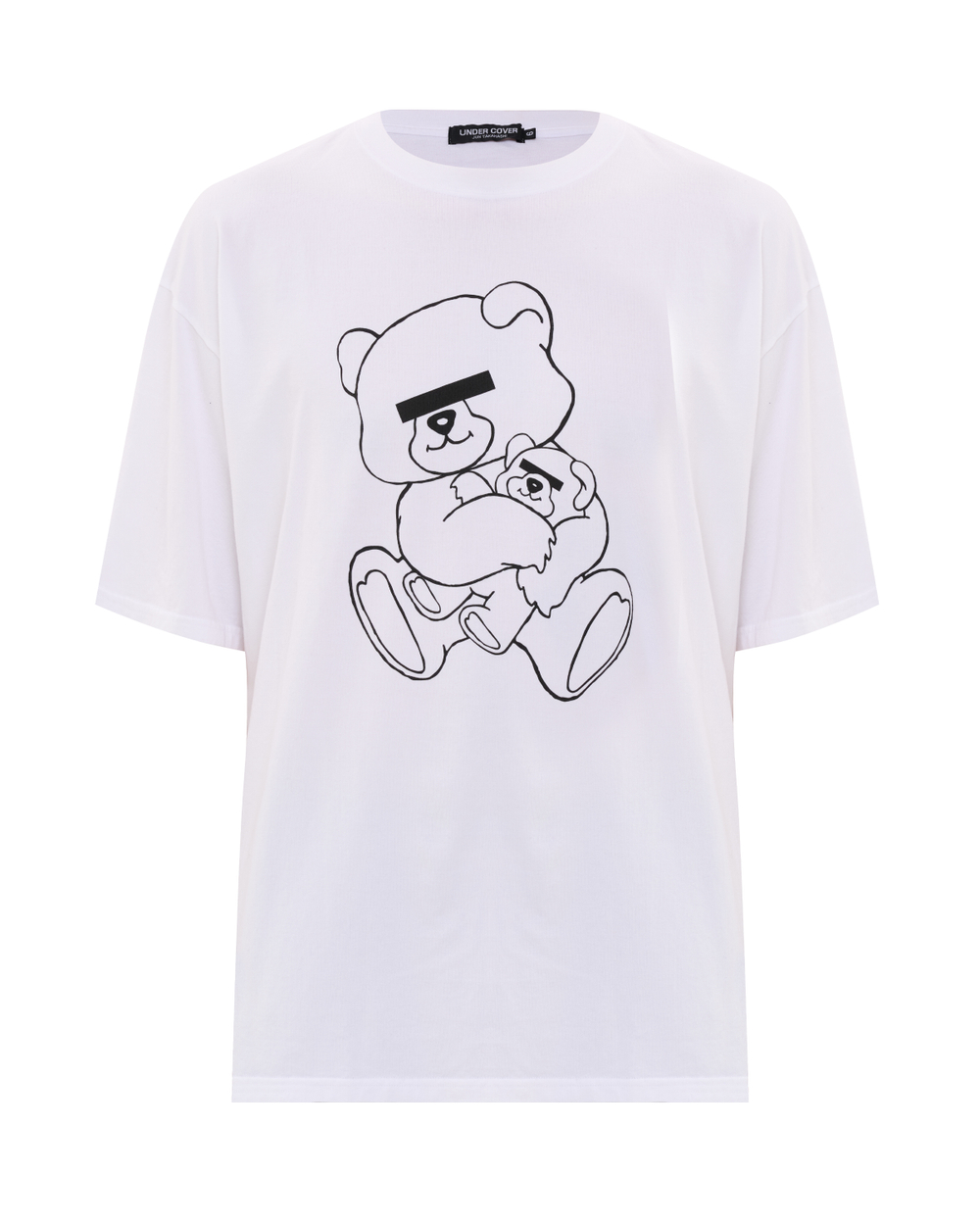 UNDERCOVER ФУТБОЛКА БЕЛАЯ БАЗОВАЯ ПРИНТ BIG BEAR