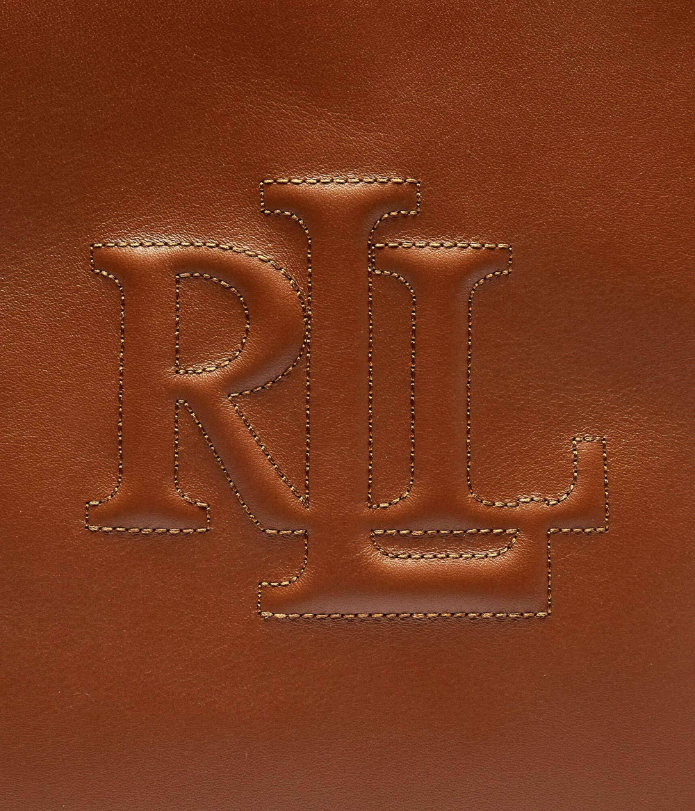 Кожаная сумка через плечо WITLEY LAUREN RALPH LAUREN - коричневый(431950855)