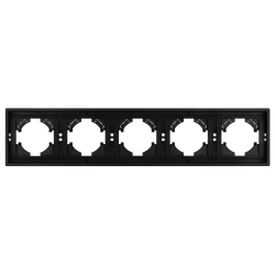 Рамка пластиковая FRM-TENDO-PL-5-BK (Arlight, -) 053852