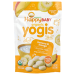 Happy Family Organics, Happy Baby®, органический йогурт, сублимированный йогурт и фруктовые снеки, для крошка, банан и манго, 28 г (1 унция)