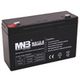 Аккумулятор MNB MS12-6 ( 6V 12Ah / 6В 12Ач ) - фото 1