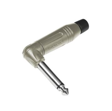 Amphenol ACPM-RN - 1/4” (6.35мм) Phone моно штекер, угловой, металлический корпус, цвет-никель