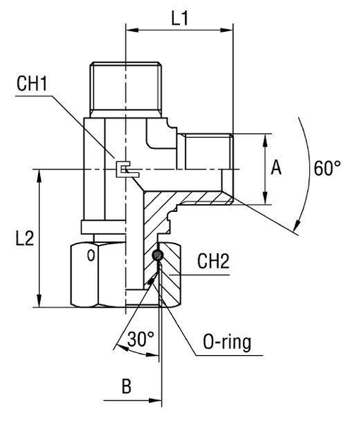 Соединение PFNL BSP 1/2"