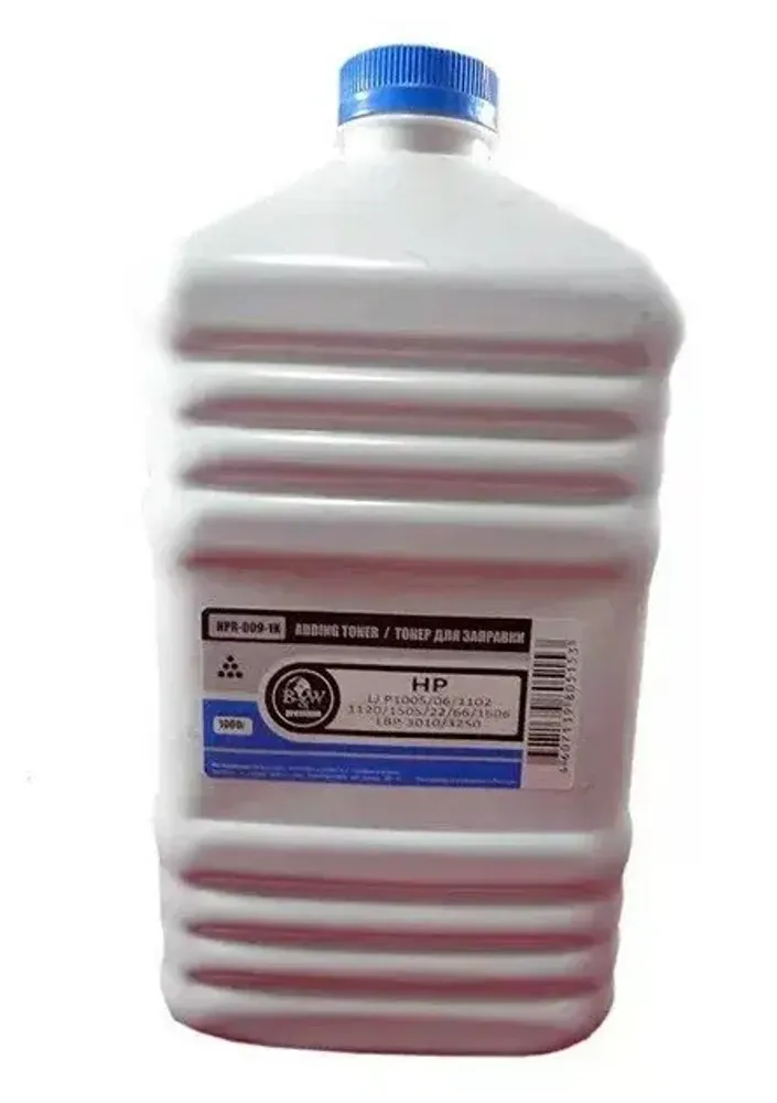 Тонер для картриджей HP CB435A/CB436A/CE285A/CE278A/Canon CRG-725/728 (1кг) B&amp;W Premium