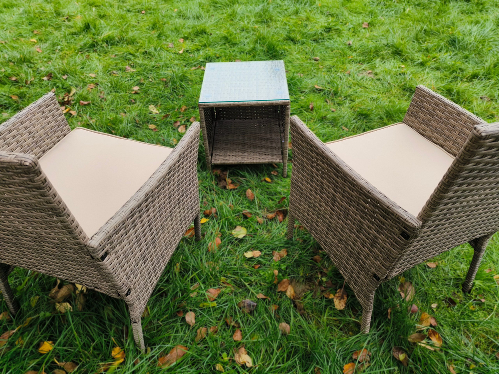 Комплект мебели из ротанга «VIRGINIYA BALCONY SET» Greige