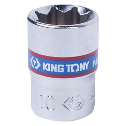 KING TONY (231010M) Головка торцевая восьмигранная 1/4", 10 мм