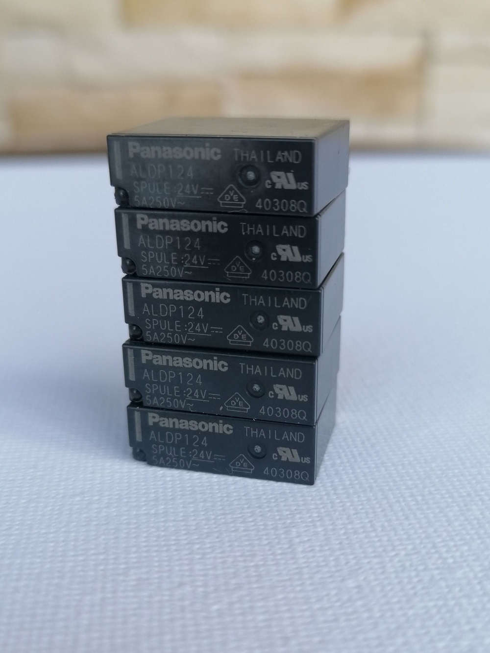 5шт Реле Panasonic ALDP124 5A 24V 4pin