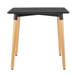 Стол Bradex Home Summer 80х80x75см, чёрный
