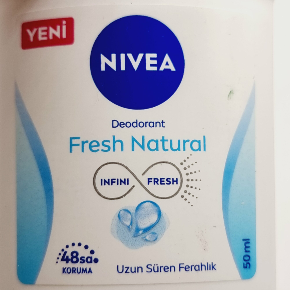 NIVEA  дезодорант стик женский  Fresh Natural  50 мл (Германия)