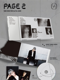 Альбом KANG SEUNG YOON - PAGE 2 2nd Full Album 2 Version SET