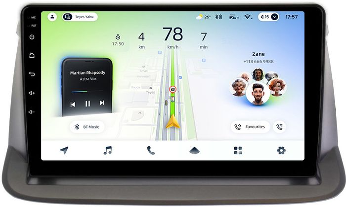 Магнитола для Honda Stepwgn 3 2005-2009 - Teyes CC4L монитор 9" IPS, Android 14, Быстрая, Snapdragon 662, CarPlay, 4G SIM-слот