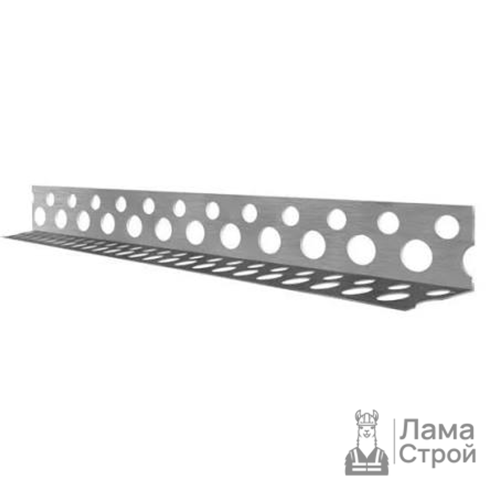 Угол алюминиевый перфорированный 20 × 20