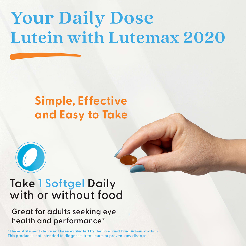 Doctor's Best, лютеин, Lutemax 2020, 60 капсул