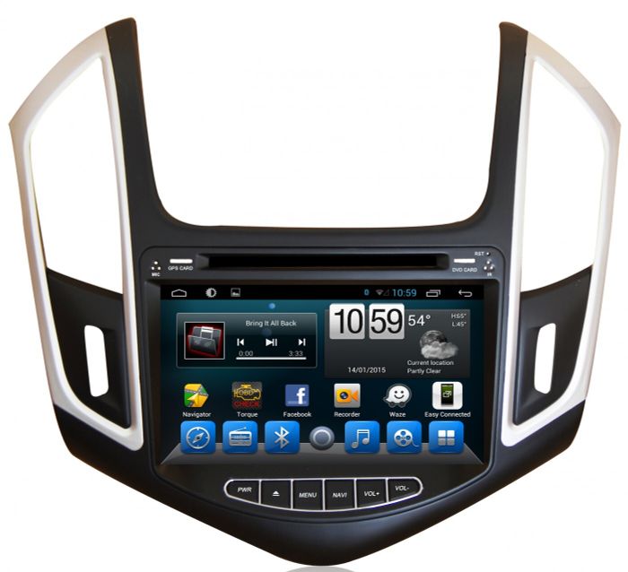 Магнитола для Chevrolet Cruze 2012-2015 - Kuberg KR-8055-S9 на Android 8, SIM-слот