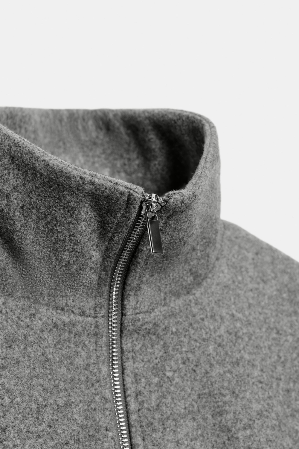 БОМБЕР ИЗ МЯГКОЙ ТКАНИ — ZARA