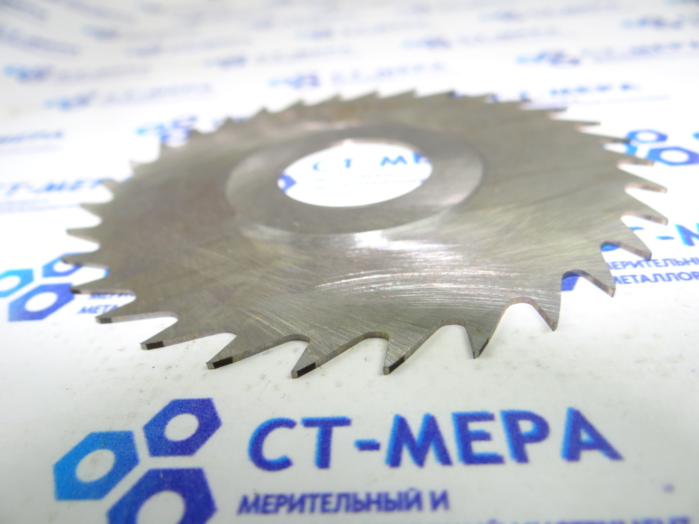 Фреза отрезная по металлу 100х1х27мм z=32 Р6АМ5 с фаской без ш/п