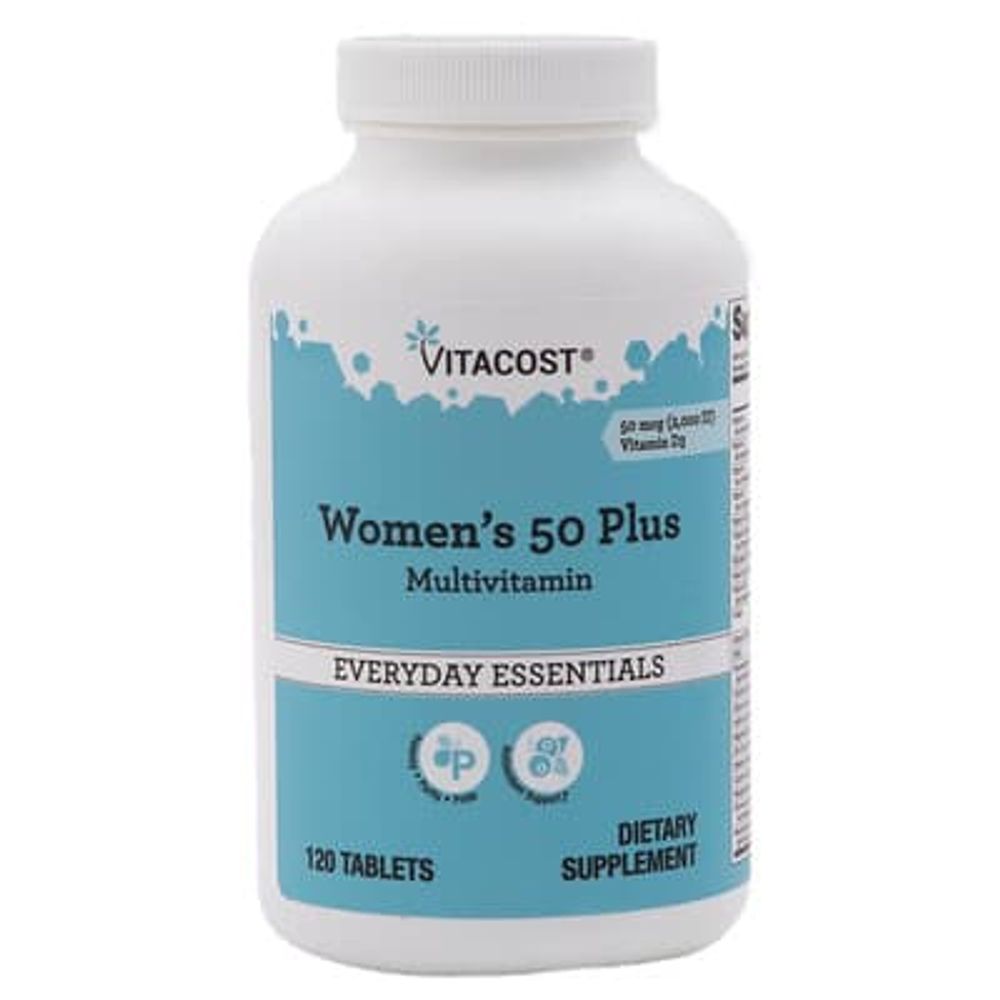 Vitacost, Women's 50 Plus Multivitamin, 120 Tablets