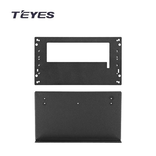 Металлические крепления для переноса корпуса магнитол Teyes CC2 / SPRO / CC3 в горизонтальное положение (1 DIN)