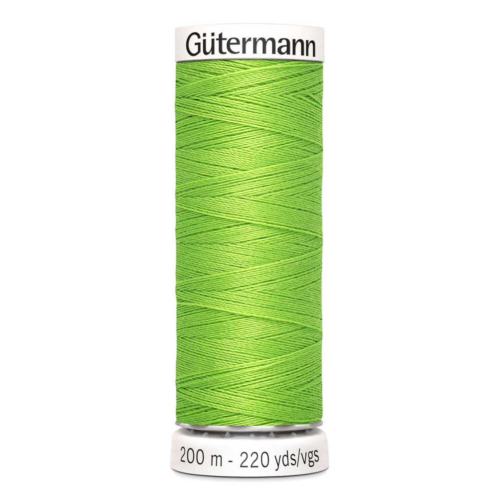 01 Нить Sew-All 100/200 м для всех материалов, 100% полиэстер Gutermann 748277 (336 лаймовый)