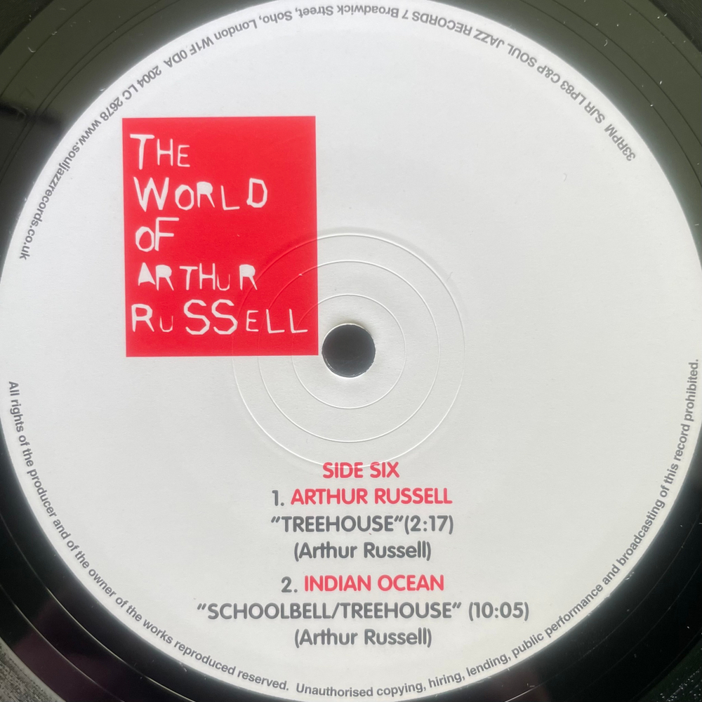 Arthur Russell ‎– The World Of Arthur Russell 3LP (Англия 2018г.)