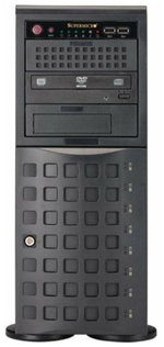 Сервер Supermicro SuperServer 7049P-TR без процессора/без ОЗУ/без накопителей/количество отсеков 3.5" hot swap: 8/2 x 1280 Вт/LAN 1 Гбит/c