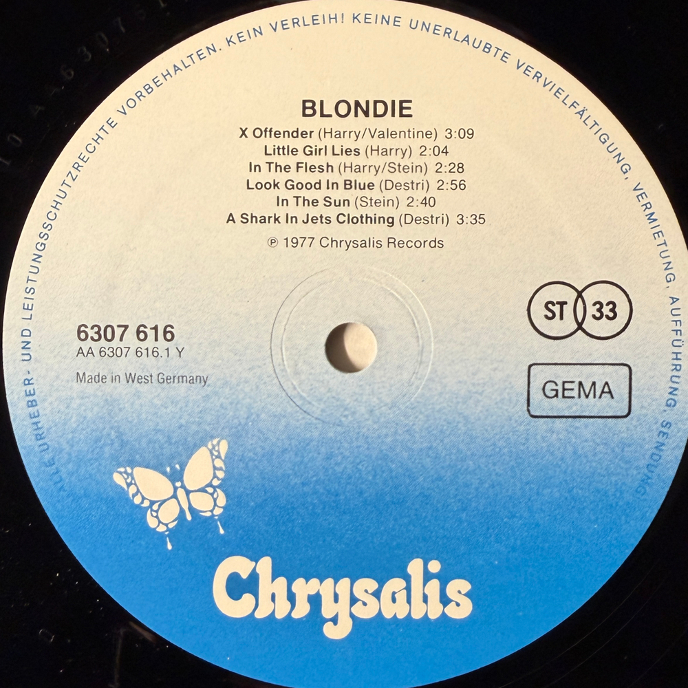 Blondie – Blondie (германия 1977г.)
