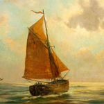 «Парусники в море»