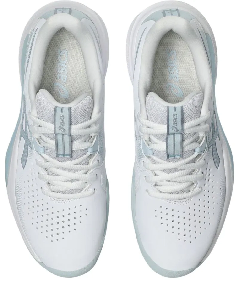 Женские теннисные кроссовки Asics Gel-Challenger 15 Clay - white/sky