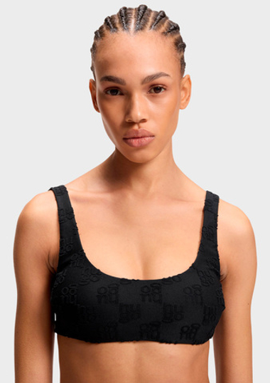 Бюстгальтер-бралетт купальный HUGO Terry mono bralette