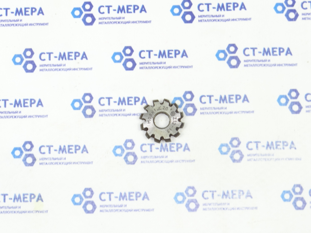 Фреза модульная М0.8 №1 z=12 dпос=10 D=30