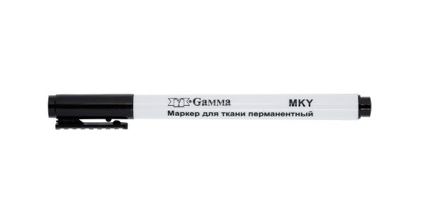 Маркер перманентный черный, для ткани, Gamma MKY