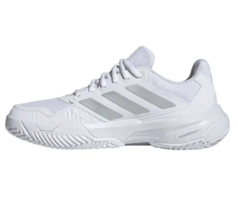 Женские Кроссовки теннисные Adidas CourtJam Control 3 W - cloud white/silver metallic/frozen purple