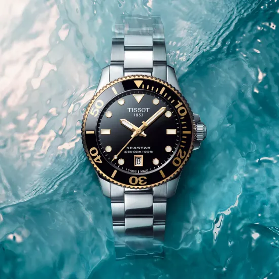 Женские часы Tissot Seastar 1000 36MM T120.210.21.051.00