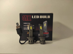 4X - H1 / Комплект светодиодных ламп 4X LED BULB 6000K (2 шт./ комплект)