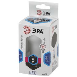 Лампа светодиодная ЭРА STD LED R63-8W-840-E27 8Вт рефлектор нейтральный белый свет Е27 | Лампы cветодиодные Рефлектор (R )