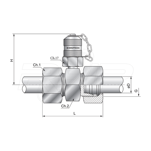 КТ 16x2 - DKO-L 30x2 22 (T-образная, металл., корпус)