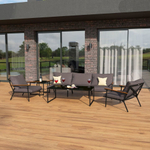 Диван трехместный Ideal Patio ФЕСТА антрацит