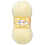 Пряжа Alize (Ализе) Baby Best / уп.5 мот. по 100 г, 240м, 062 светло-молочный A