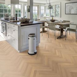 Инженерная доска Kahrs Дуб AB Белый Матовый Лак (OAK STUDIO AB WHITE MATT)