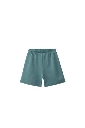 ZARA ОДНОТОННЫЕ ШОРТЫ, УТИНО-СИНИЙ