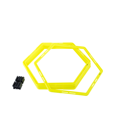 Набор шестиугольных напольных обручей JOGEL Agility Hoops JA-216, 6 шт.