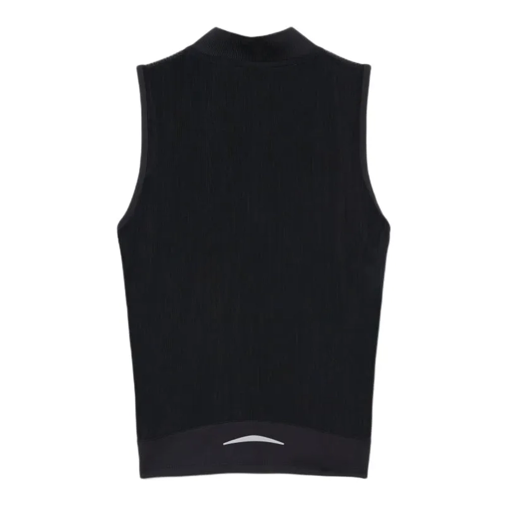 Женское теннисное поло Lacoste Sleeveless Stretch Dual Fabric Tennis - black