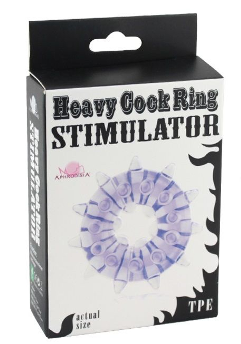 Розовое кольцо на пенис Heavy Cock Ring Stimulator (Цвет: розовый)