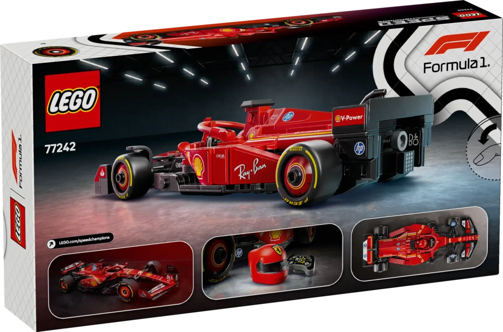 Конструктор LEGO Speed Champions 77242 Гоночный автомобиль Ferrari SF-24 F1
