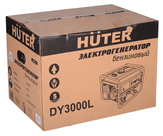 Бензиновый генератор "HUTER" DY3000L