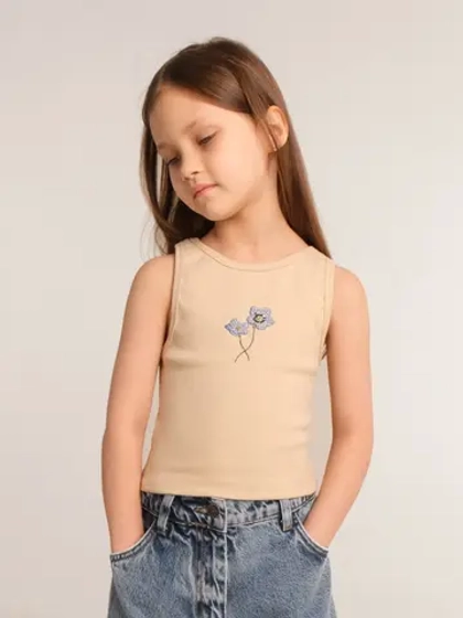 Топ NEZABUDKA CHILD, бежевый