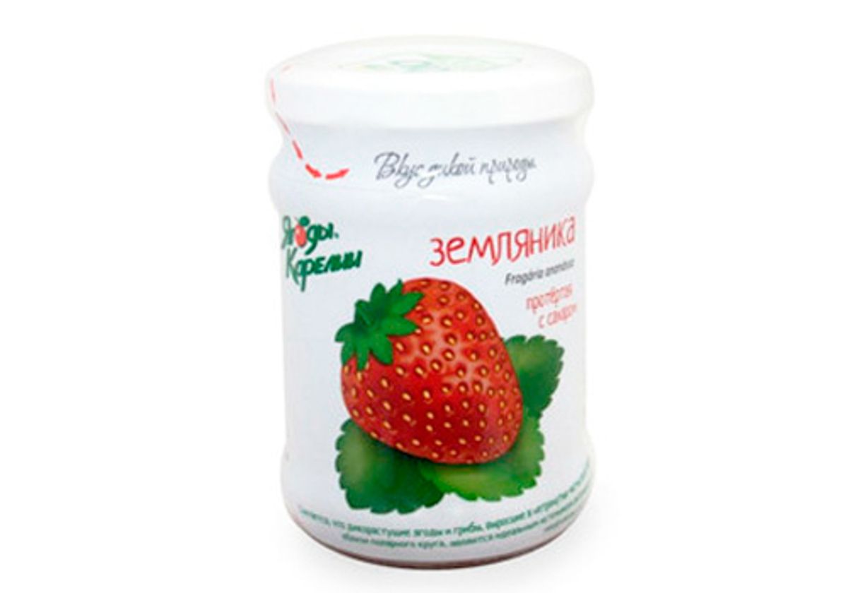 Земляника протертая с сахаром, 280г