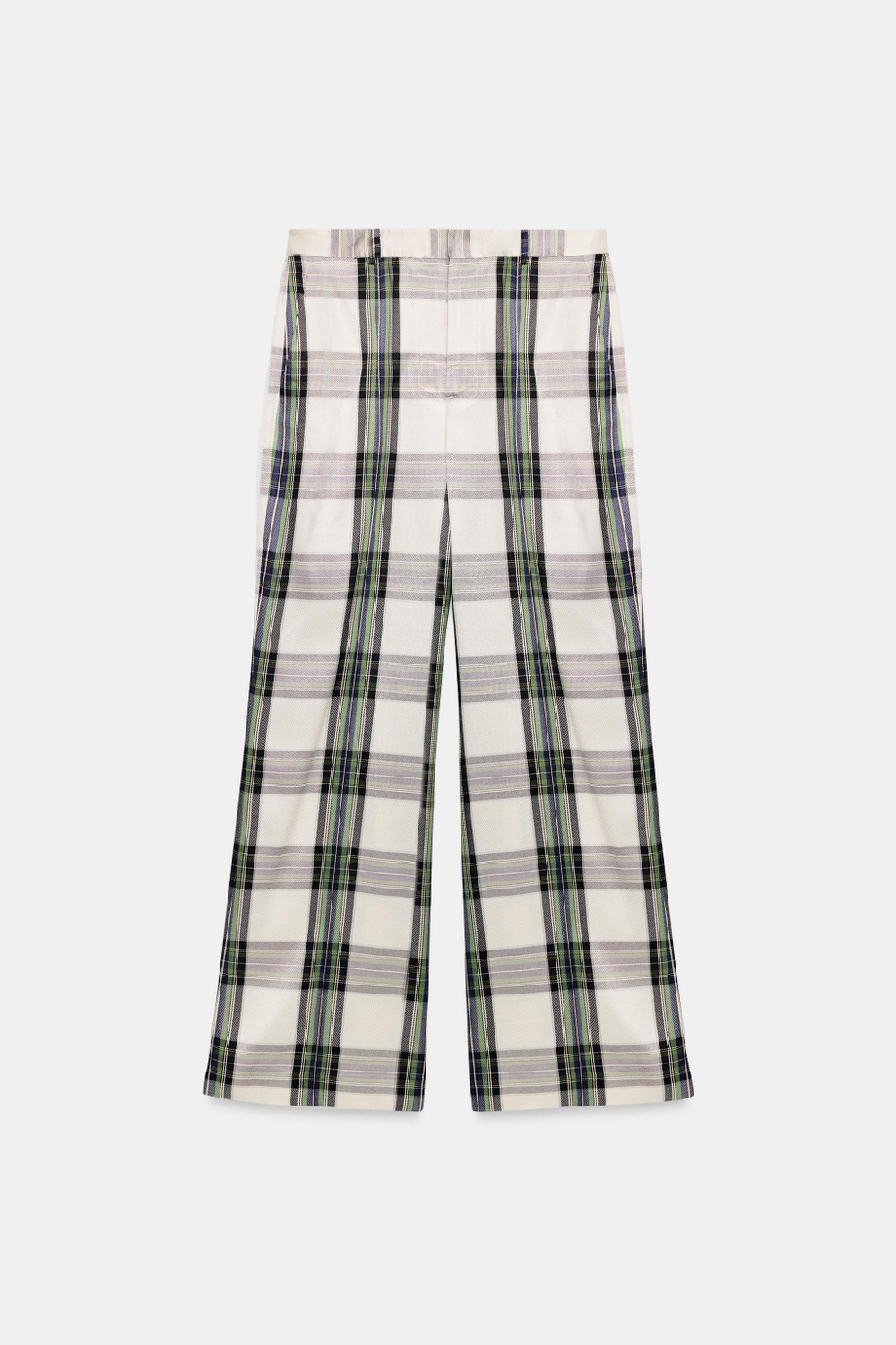 ШИРОКИЕ БРЮКИ В КЛЕТКУ — ZW COLLECTION — ZARA