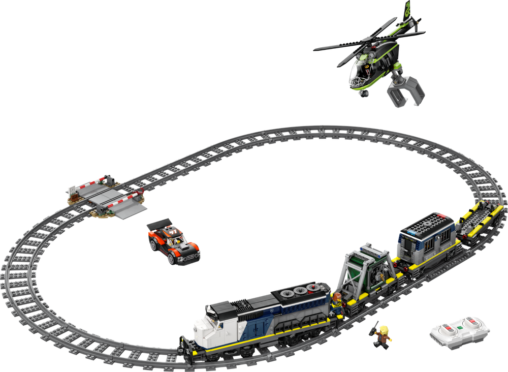 Конструктор LEGO City Ограбление полицейского поезда 60508 | LEGO City Police Train Heist набор 1313 деталей | 7+
