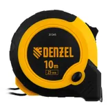 Рулетка 10м х 25мм, двухкомп. корпус, кнопка-пауза Denzel — фото 2